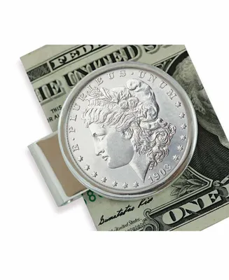 Men's American Coin Treasures Sterling Silver Morgan Dollar Coin Money Clip