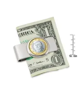 Men's American Coin Treasures Spain King One Euro Coin Money Clip