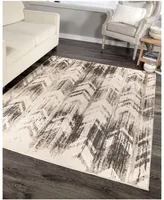 Orian Illusions Kenyon Neutral 5'3" x 7'6" Area Rug