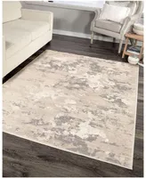 Orian Illusions Wilfrid Neutral 5'3" x 7'6" Area Rug