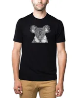 La Pop Art Men's Premium Word T-shirt - Koala