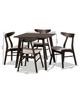 Furniture Britte Upholstered 5 Piece Dining Set