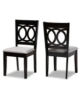 Furniture Lenoir Transitional 2 Piece Dining Chair Set with Seat