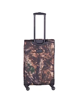 American Flyer Camo Green 5 Piece Spinner Luggage Set