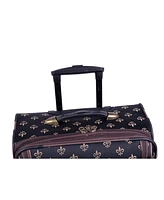 American Flyer Fleur De Lis 4 Piece Luggage Set