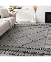 Closeout Surya Apache Apa 2306 Black Area Rug