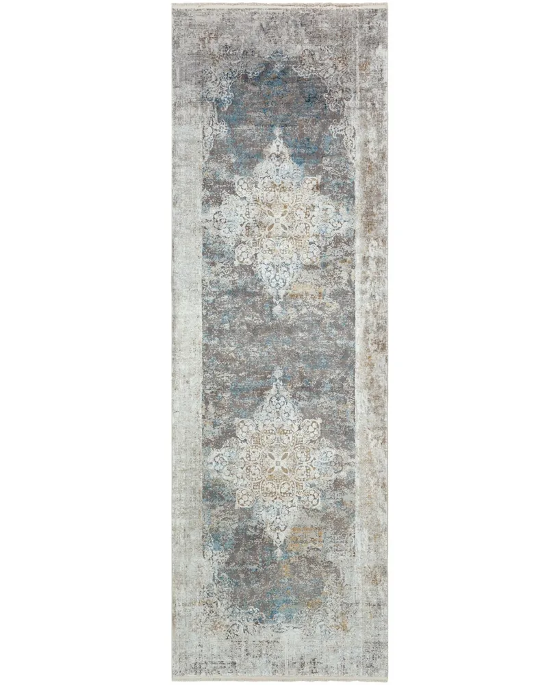 Surya Solar Sor- Mist 3' x 9'10" Runner Area Rug