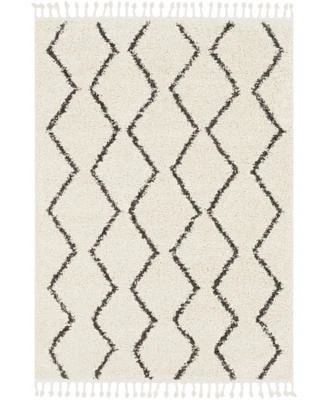 Livabliss Berber Shag Bbe 2303 Charcoal Area Rug