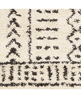 Livabliss Berber Shag Bbe-2311 Charcoal 3'11" x 5'7" Area Rug