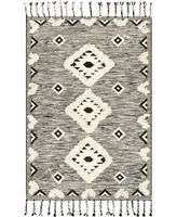 Closeout! Surya Apache Apa- Black 3' x 5' Area Rug