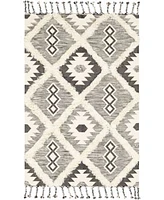 Livabliss Apache Apa Black Rug