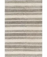 Surya Farmhouse Neutrals Fls-2301 Cream 5' x 7'6" Area Rug