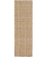 Livabliss Jute Woven Js-2 Wheat 2'6" x 8' Runner Area Rug