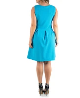 24seven Comfort Apparel Women's Plus Sleeveless Dress