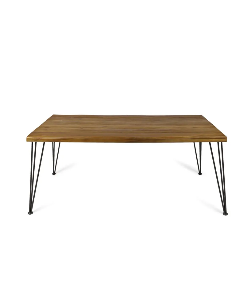 Noble House Zion Patio Rectangular Table Top Dining Table