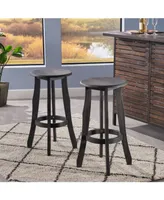 Noble House Ruthie Indoor Barstools, Set of 2