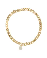 Ettika Crystal Disc Charm Chain Women's Necklace