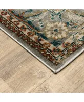 Jhb Design Romeo ROM04 Gray 6'7" x 9'2" Area Rug