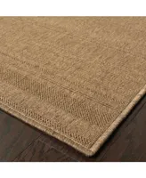 Jhb Design Veranda VER05 Tan 8'6" x 13' Outdoor Area Rug