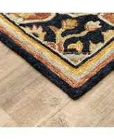 Jhb Design Garden Gar08 Navy Rug