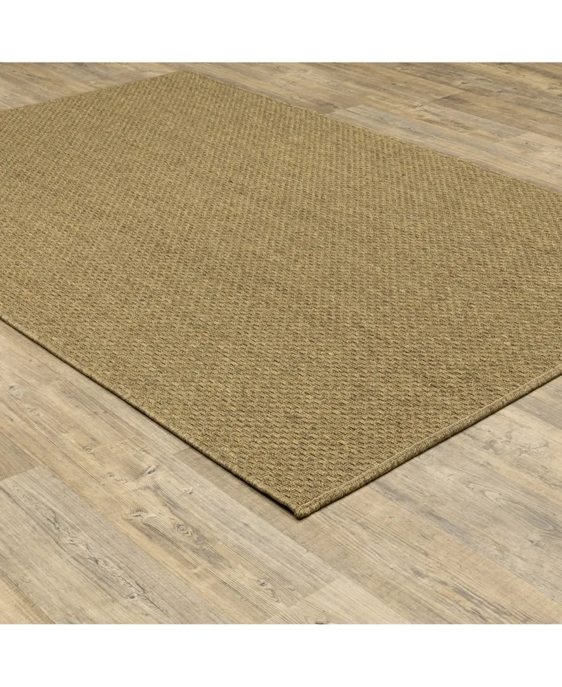 Jhb Design Magu MAG06 Tan 8'6" x 13' Outdoor Area Rug