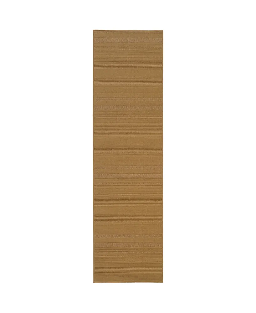 Jhb Design Veranda VER05 Beige 2'3" x 7'6" Runner Rug