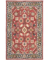 Jhb Design Garden GAR04 Red 5' x 8' Area Rug