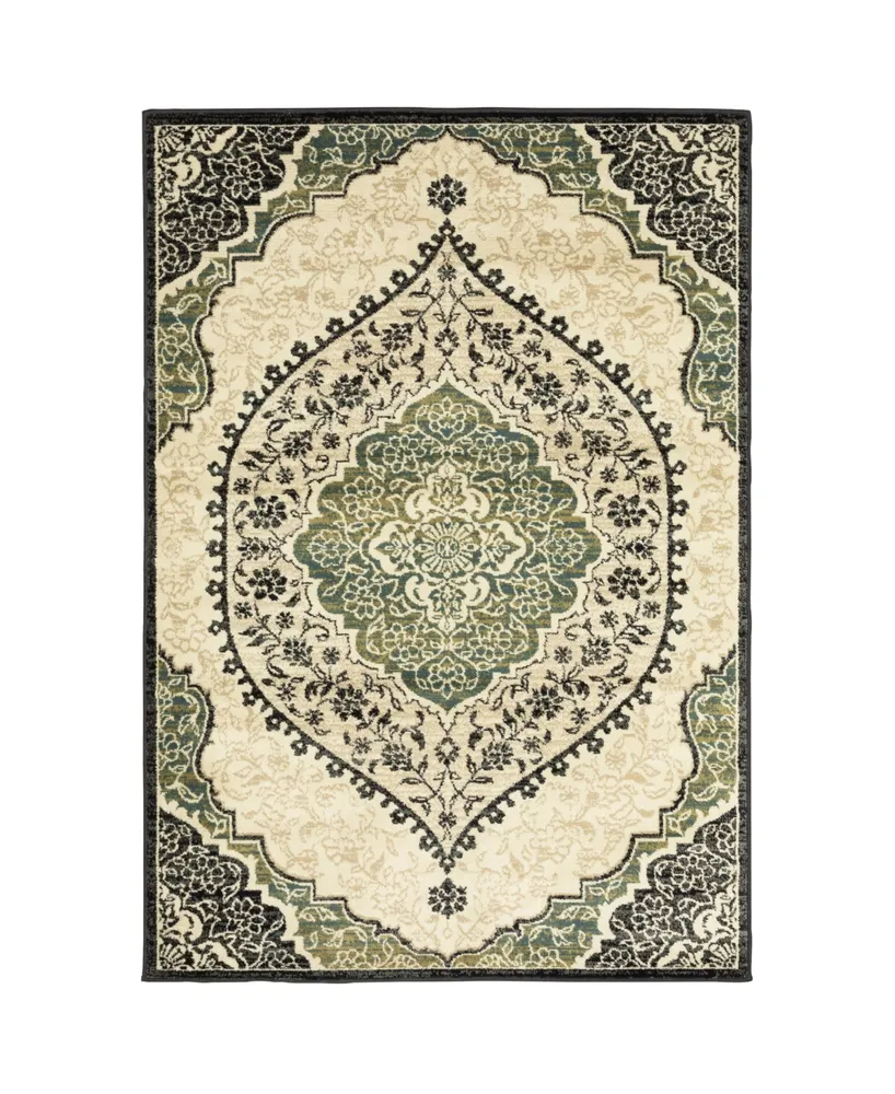 Closeout! Jhb Design Zeena ZEE05 Ivory 3'10" x 5'5" Area Rug