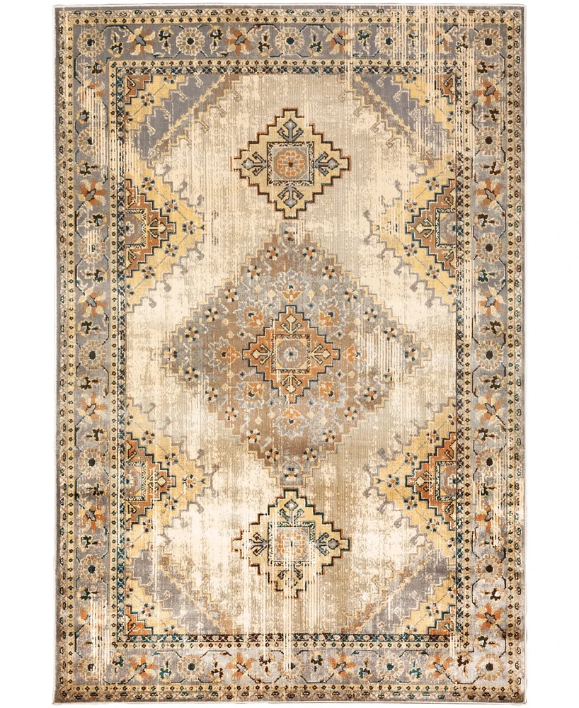 Jhb Design Romeo ROM03 Gray 6'7" x 9'2" Area Rug