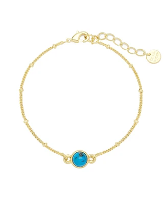 brook & york Nola Gemstone Bracelet - Turquoise