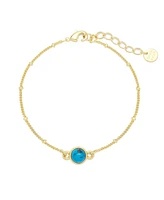 brook & york Nola Gemstone Bracelet - Turquoise