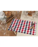 Saro Lifestyle Gingham Check Placemat Set of 4