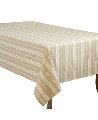 Saro Lifestyle Striped Tablecloth