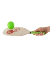 Hey Play Paddle Ball Game Set - Pair Of Lightweight Beginner Rackets, Ball And Carrying Bag For Indoor Or Outdoor Play - Adults And Children