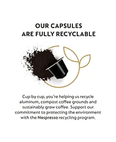 Nespresso Capsules OriginalLine, Ristretto Decaffeinato, Dark Roast Espresso Coffee, 50-Count Espresso Pods