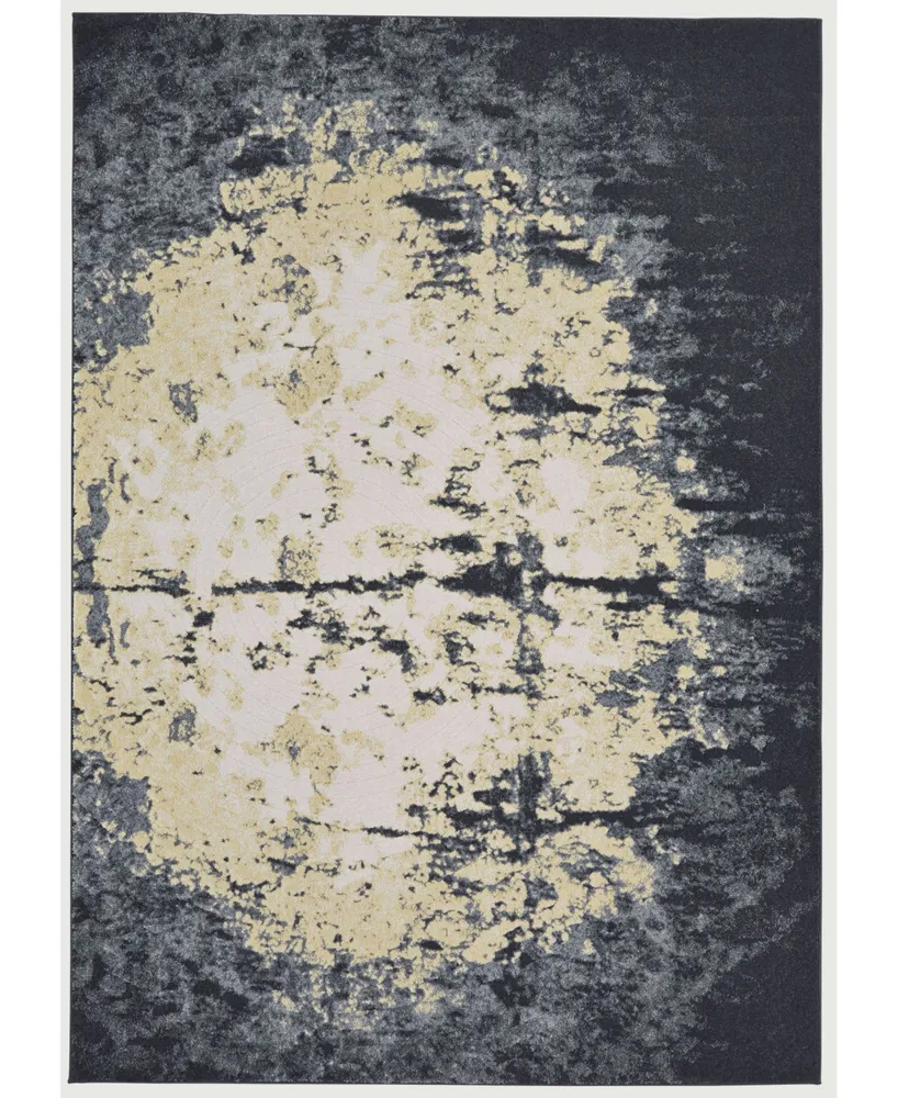 Feizy Bleecker R3590 Charcoal 8' x 11' Area Rug