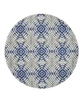 Feizy Milton R3469 Blue 2'2" x 4' Area Rug