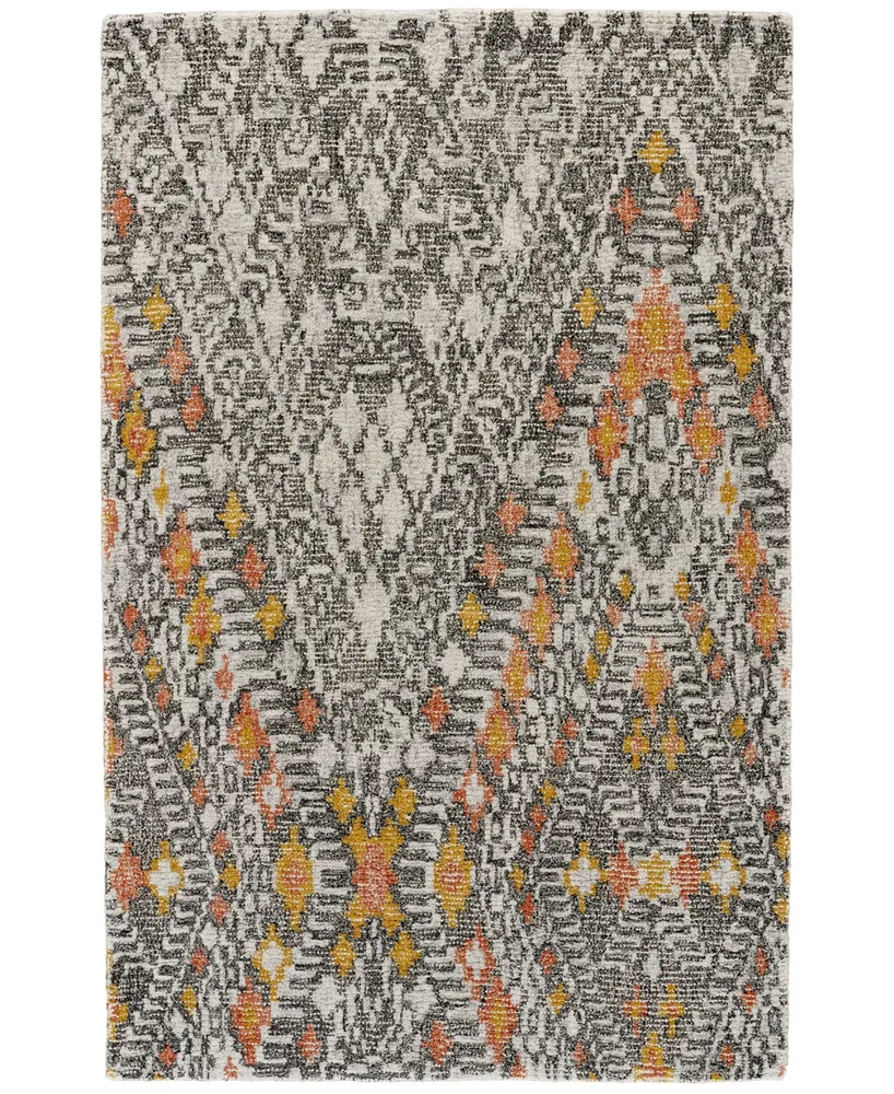 Feizy Arazad R8476 Tangerine 2' x 3' Area Rug