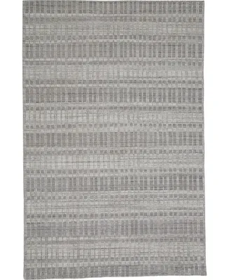 Feizy Odell R6385 Gray 3'6" x 5'6" Area Rug