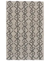 Feizy Enzo R8732 Charcoal 3'6" x 5'6" Area Rug