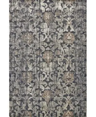 Closeout Feizy Lia R3268 Charcoal Area Rug