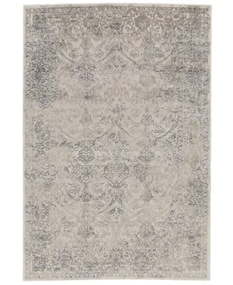 Feizy Prasad R3682 Silver 1'8" x 2'10" Area Rug