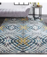 Feizy Keats R3469 Teal 6'7" x 9'6" Area Rug