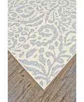 Feizy Milton R3473 Mist 6'7" x 9'6" Area Rug