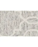 Feizy Belfort R8775 Silver 5' x 8' Area Rug