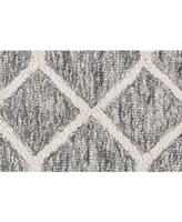 Feizy Belfort R8777 Charcoal 5' x 8' Area Rug