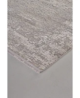 Feizy Cadiz R3888 Silver 3'1" x 10' Runner Rug