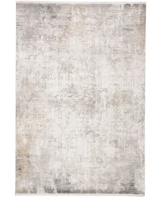 Feizy Cadiz R3892 Gray 4'10" x 7'10" Area Rug