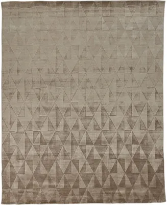 Feizy Gramercy R6335 Mocha 4' x 6' Area Rug