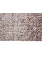 Feizy Armant R3946 Pink 2'3" x 7'9" Runner Rug